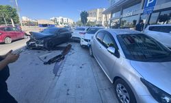 Gönyeli'de zincirleme trafik kazası