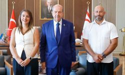 Cumhurbaşkanı Tatar, Londra Rauf Raif Denktaş Türk Okulu yetkililerini kabul etti