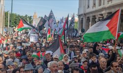 Fas’ın 58 kentinde İsrail'in Gazze Şeridi’ndeki soykırımına karşı 105 protesto ve yürüyüş düzenlendi