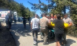 St. Hilarion bölgesinde araçla uçuruma düşen sürücü kurtarıldı
