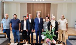 Cumhurbaşkanı Tatar, KKTC Kahramanmaraş Edeler Yardımlaşma ve Dayanışma Derneği heyetini kabul etti