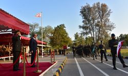 1'inci Piyade Alay Komutanlığı'nda Sancak Devir Teslim Töreni düzenlendi