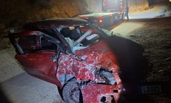 Gazimağusa’da aracıyla hendeğe düşen sürücü yaralandı