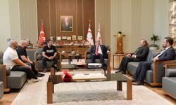 Cumhurbaşkanı Tatar, Mesarya Spor Kulübü Başkanı ve Yönetim Kurulu’nu kabul etti