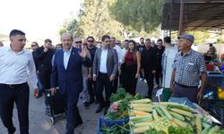 Tatar, Gönyeli Salı Pazarı’nı ziyaret etti