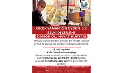 Kemal Saraçoğlu Lösemili Çocuklar ve Kanserle Savaş Vakfı: “Donör ol, hayat kurtar”
