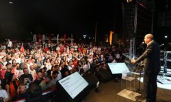 Cumhurbaşkanı ve Bağımsız Cumhurbaşkanı Adayı Ersin Tatar'ın ilk mitingi Güzelyurt'ta düzenlendi