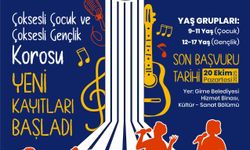 Girne Belediyesi'nin “Çok Sesli Çocuk" ve" Gençlik Korosu” için kayıtlar devam ediyor