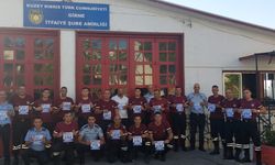 Girne İtfaiye Şubesi’nden Girne Maratonu’na destek