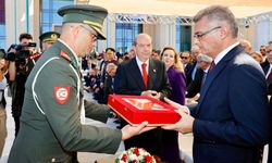 Cumhurbaşkanı Tufan Erhürman görevi 5. Cumhurbaşkanı Ersin Tatar’dan devraldı