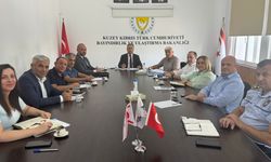 Bayındırlık ve Ulaştırma Bakanlığı’nda toplantı…