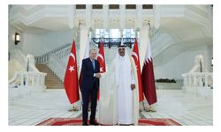 Erdoğan, Katar Emiri Al Sani ile bir araya geldi