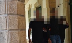 KKTC'de ikamet izinsiz oldukları tespit edilerek tutuklanan zanlılar mahkemeye çıkarıldı