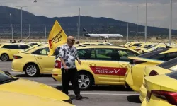 Yunanistan'ın başkenti Atina'da taksiciler 48 saatlik greve gitti