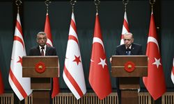 Cumhurbaşkanı Erhürman ve TC Cumhurbaşkanı Erdoğan ortak basın toplantısı düzenlendi