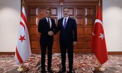 Cumhurbaşkanı Erhürman Ankara'da TC Dışişleri Bakanı Fidan ile görüştü