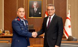 Erhürman, TC Milli Savunma Bakanlığı temsilcisini kabul etti