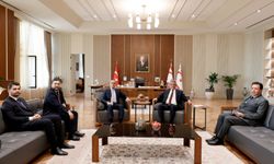 Cumhurbaşkanı Erhürman, TÜRKPA Genel Sekreteri ve beraberindeki heyeti kabul etti