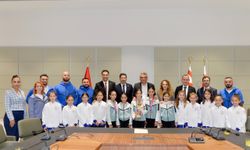 Cumhurbaşkanı Erhürman, Jimnastik Federasyonu sporcuları ile bir araya geldi