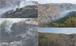 Baf’ta çıkan büyük yangın kontrol altına alındı