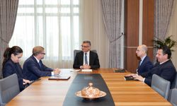 Cumhurbaşkanı Erhürman, İsveç'in Lefkoşa Büyükelçisi Hagström’ü kabul etti