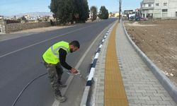 Mesarya Belediyesi, yaya ve araç güvenliği için çalışmalarını sürdürüyor