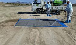 Geçitkale-Serdarlı Belediyesinden şap önlemleri...