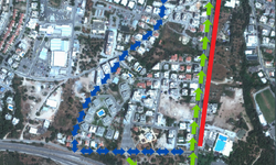 Girne Ecevit Caddesi’nde yol çalışması…