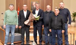 Cumhurbaşkanı Erhürman, Kasaplar Birliği Başkanı ve yönetim kurulunu kabul etti