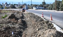 Güzelyurt Zümrütköy ve Şahinler’de altyapı ve kaldırım çalışmaları sürüyor