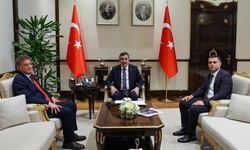 Arıklı, Türkiye Cumhurbaşkanı Yardımcısı Yılmaz ile görüştü