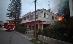 Lefkoşa’da Köşklüçiftlik bölgesindeki bir ikametgahta yangın çıktı