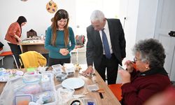 Özçınar, Güzelyurt Meslek Edindirme Merkezi'nde incelemelerde bulundu