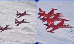 Türk Yıldızları eğitim uçuşlarından görüntü paylaştı