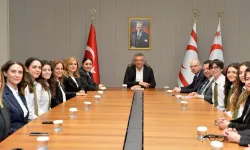 Cumhurbaşkanı Tufan Erhürman, TMK Müdürü Candan Kortay ve beraberindeki heyeti kabul etti