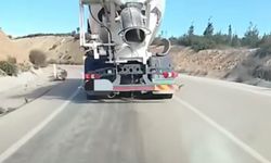 Yola beton döken sürücüye ceza