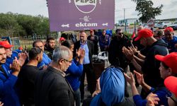 Çeler, Ektam Kıbrıs Ltd. çalışanlarının eylemine destek belirtti