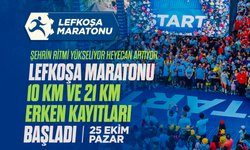 Lefkoşa Maratonu 10 ve 21 kilometre koşularına erken kayıtlar başladı