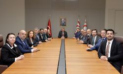 GİKAD, İŞAD, GİAD ve TÜRKONFED’den Cumhurbaşkanı Erhürman’a ziyaret