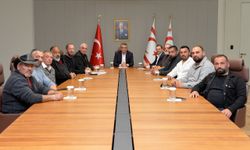 Cumhurbaşkanı Erhürman, Hayvan Üreticileri ve Yetiştiricileri Birliği üyelerini kabul etti