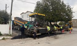 İskele’de asfaltlama çalışmaları devam ediyor