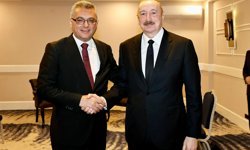 Cumhurbaşkanı Tufan Erhürman, Azerbaycan Cumhurbaşkanı İlham Aliyev ile görüştü