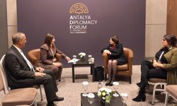 İncirli, BM yetkilisi Rosemary Di Carlo ile görüştü