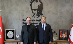 Sadıkoğlu, SSTB İskele Bölge Müdürlüğü görevine atanan Balcı’yı kabul etti