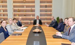 Cumhurbaşkanı Erhürman Lacroix'i kabul etti