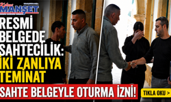 Resmi belgede sahtecilik: İki zanlıya teminat