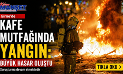 Girne’de kafe mutfağında yangın: Büyük hasar oluştu