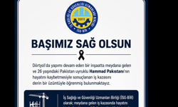 İş Sağlığı ve Güvenliği Uzmanları Birliği: “Ulusal düzeyde bağlayıcı ve etkin uygulamalar hayata geçirilmeli”