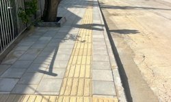 Aslanköy’deki drenaj ve kaldırım çalışması tamamlandı