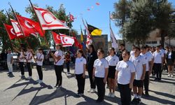 İskele'de Atatürk'ü Anma, Gençlik ve Spor Bayramı nedeniyle tören...